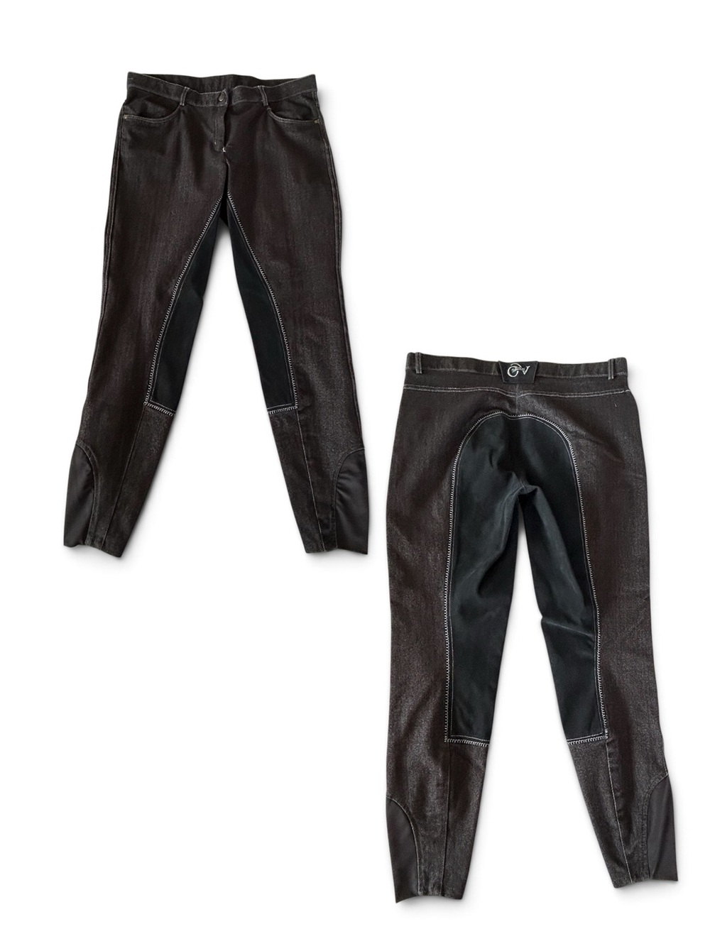 OVATION Women’s Soft-Flex Riding Pants Breeches Equestrian Size 32/R Black